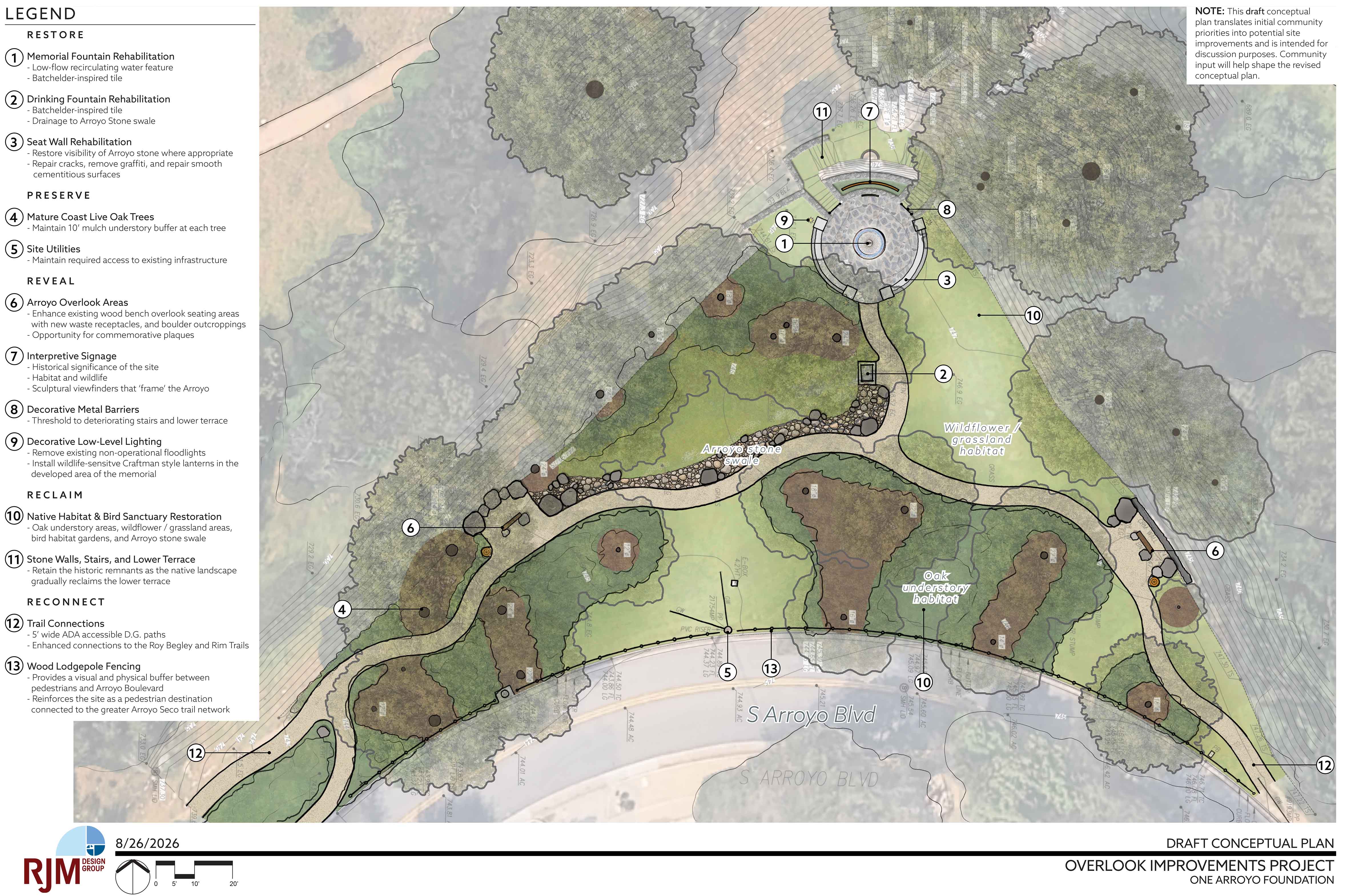 One Arroyo Overlook Draft Conceptual Plan